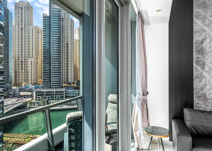 Panoramic 1Br Stunning Marina Views Near Jbr Beach By Maxx Value Homes